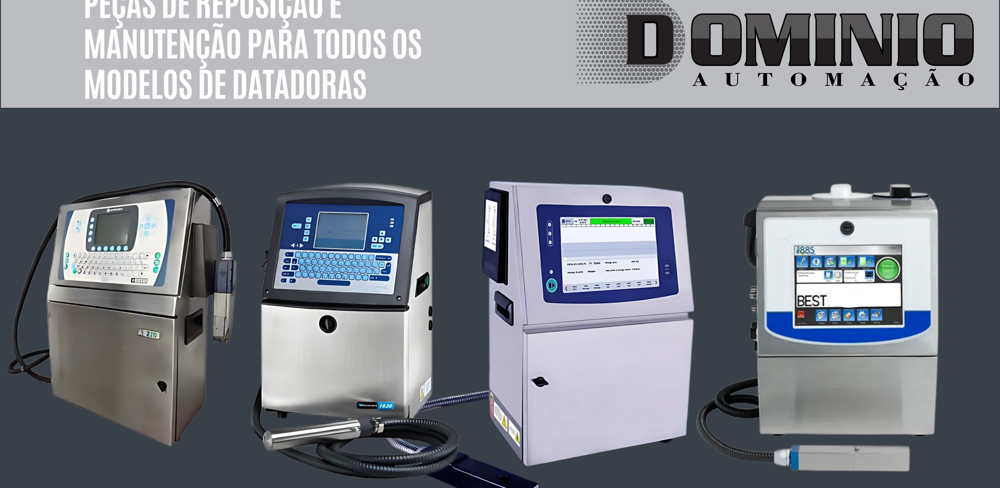 Página do catálogo Domínio Automação: Peças de reposição